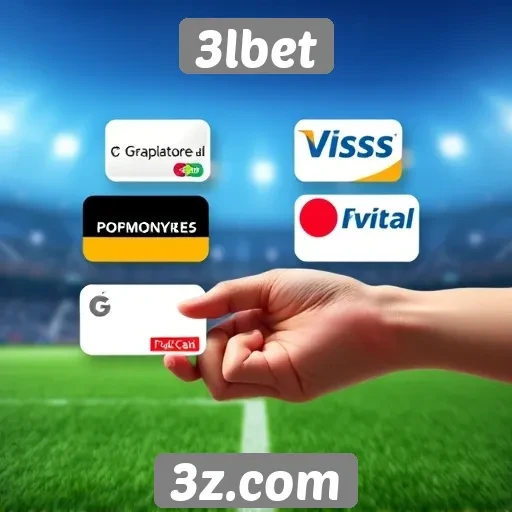 Sistemas de pagamento disponíveis na plataforma 3lbet